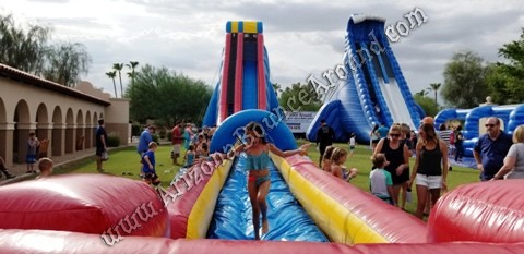 Big water slide rental companies in Phoenix Arizona - Denver Colorado